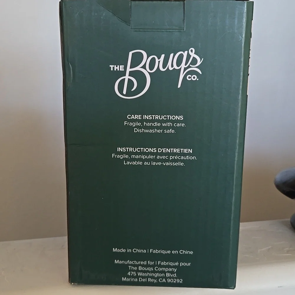 The Bouqs CO. Mint Green Vase